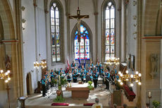 Festgottesdienst für die Kommunionjubilare an Ostermontag (Foto: Karl-Franz Thiede)